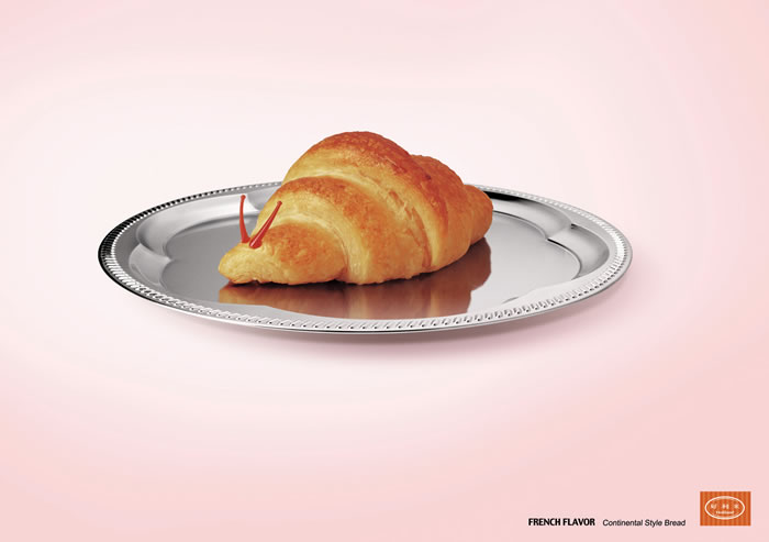 好利来大陆系列面包平面广告(1)---创意策划--平