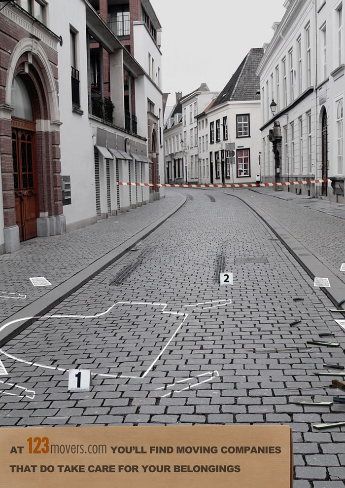 国外搬家公司平面广告---创意策划--平面饕餮--