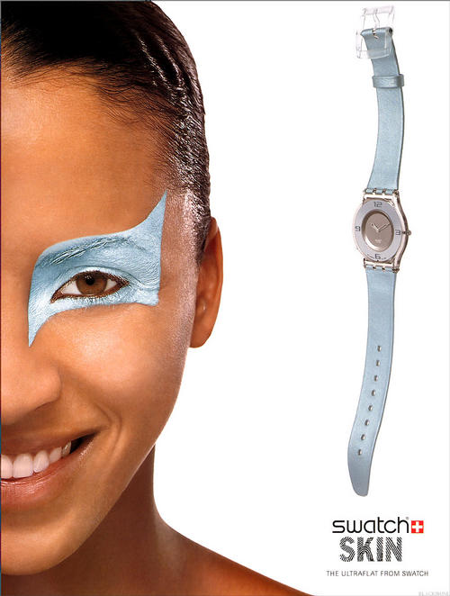 Swatch手表平面广告(二)---创意策划--平面饕餮