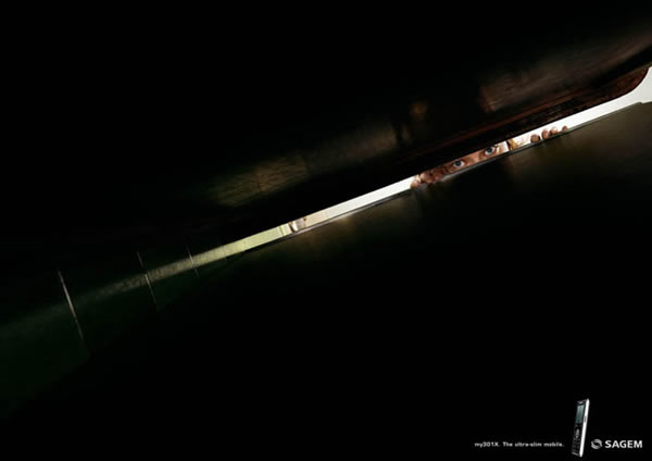 超薄手机平面广告---创意策划--平面饕餮--中国