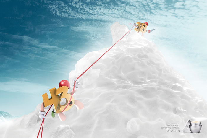 雅芳护肤品平面广告(2)---创意策划--平面饕餮-